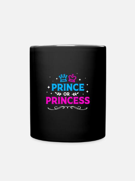 Gender Reveal Babyshower - Tasse einfarbig - Schwarz
