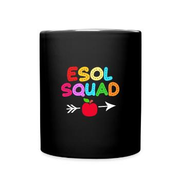 Englischlehrerin Englisch Lehrer - Tasse einfarbig - Schwarz - Vorne