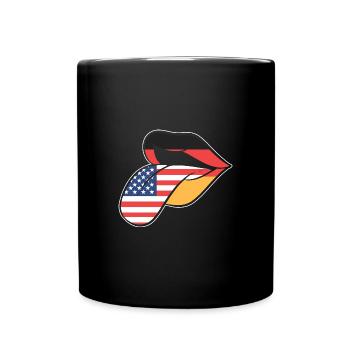 American German - Full Colour Mug - black - Front