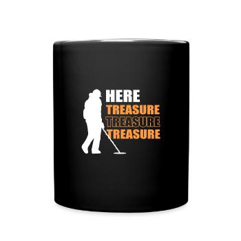 Détecteur de métaux - Mug uni - noir - Devant