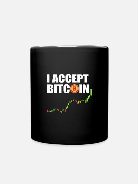 Bitcoin - Full Colour Mug - black