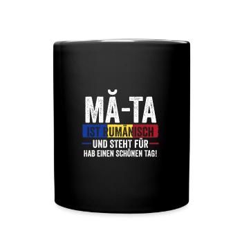 Romanian Romania Romania - Full Colour Mug - black - Front