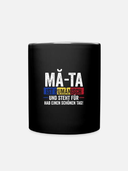 Rümänen Rumänisch Rumänien - Tasse einfarbig - Schwarz