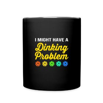 Pickleball Pickleball Pickleball - Full Colour Mug - black - Front