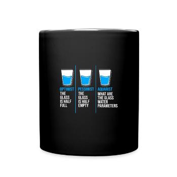 Aquarium Aquarist - Full Colour Mug - black - Front