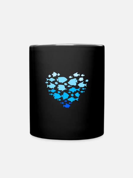 Aquarium Aquarist - Full Colour Mug - black