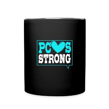 Sensibilisation au SOPK - Mug uni - noir - Devant