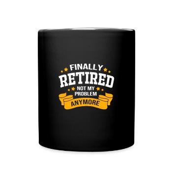 Retraité Retraité Retraité - Mug uni - noir - Devant