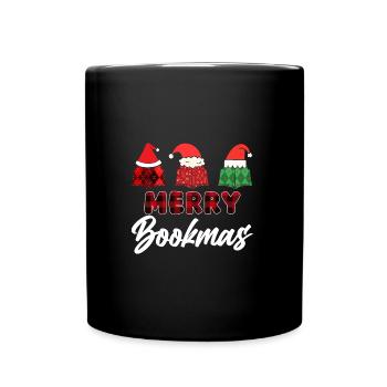 Père Noël Noël Livres de lecture - Mug uni - noir - Devant