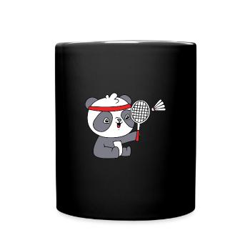 Badminton - Full Colour Mug - black - Front