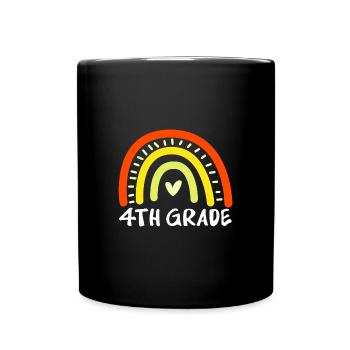 4th Grade - Full Colour Mug - black - Front