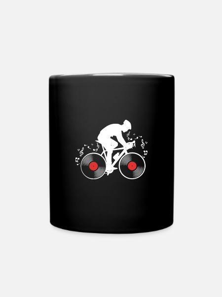 Vinyl - Full Colour Mug - black