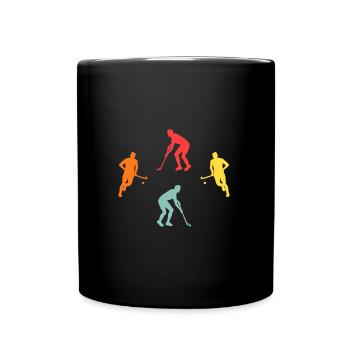 Joueurs de hockey sur gazon Evolution Hockey sur gazon - Mug uni - noir - Devant