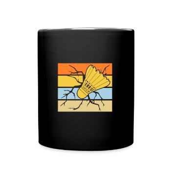 Federball Badminton - Full Colour Mug - black - Front
