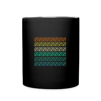 Angler Fishing - Full Colour Mug - black - Front