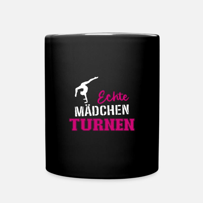 Turnen Akrobatik Cheerleading Turnerin Bodenturnen - Tasse einfarbig - Schwarz