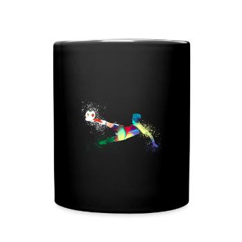 Soccer ,Soccer Soccer, Soccer masculin,graffiti - Mug uni - noir - Devant