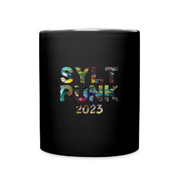 sylt punk,punk,punks,sylt,graffiti - Tasse einfarbig - Schwarz - Vorne
