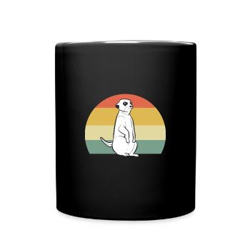 Suricate - Mug uni - noir - Devant