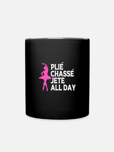 Ballett Ballett-Tänzerin - Tasse einfarbig - Schwarz