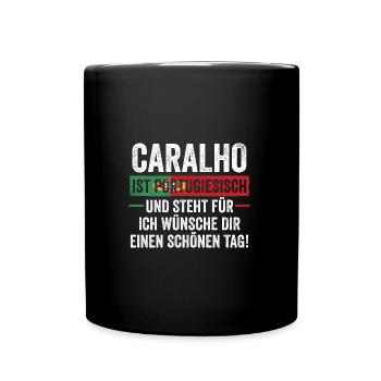 Portugal portugais - Mug uni - noir - Devant