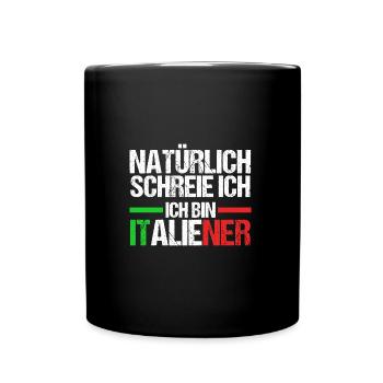 Italy Italian Vaffanculo - Full Colour Mug - black - Front