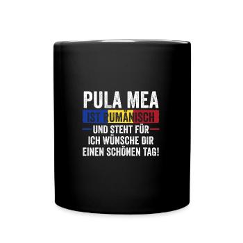 Romanian Romania Romania - Full Colour Mug - black - Front