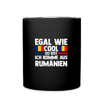 Romanian Romania Romania - Full Colour Mug - black - Front