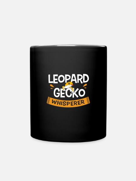 Gecko léopard - Mug uni - noir