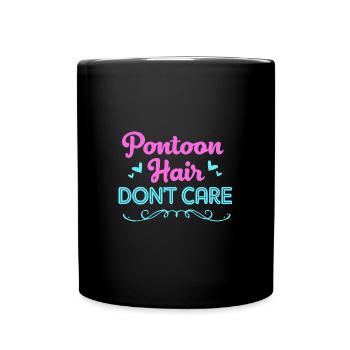 Pontoon Boat Boat Boats - Full Colour Mug - black - Front