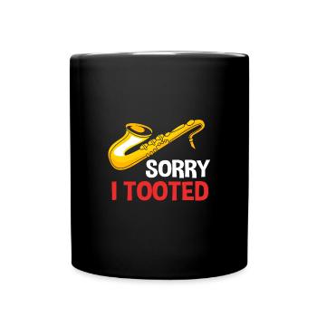 Saxophoniste saxophoniste - Mug uni - noir - Devant