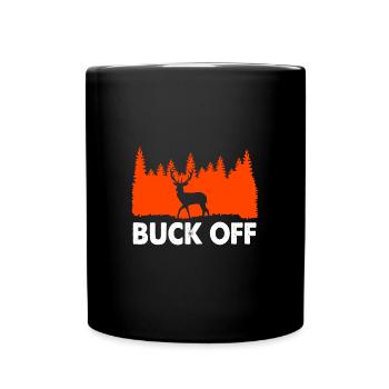 Jäger Jagen - Tasse einfarbig - Schwarz - Vorne