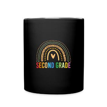 2nd Grade - Full Colour Mug - black - Front