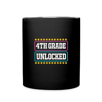 4th Grade - Full Colour Mug - black - Front