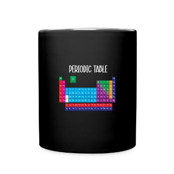 Periodic table - Full Colour Mug - black - Front