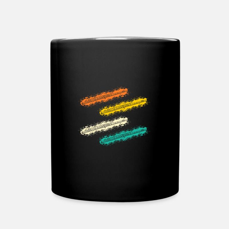 Flötist Querflöte - Tasse einfarbig - Schwarz