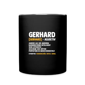 Gerhard - Full Colour Mug - black - Front