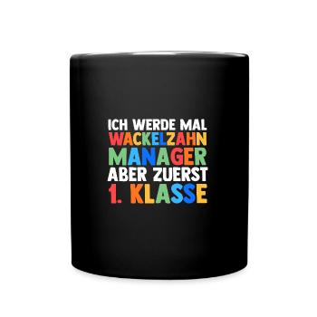 Garderie Sortants Première Primaire Inscription Écolier - Mug uni - noir - Devant