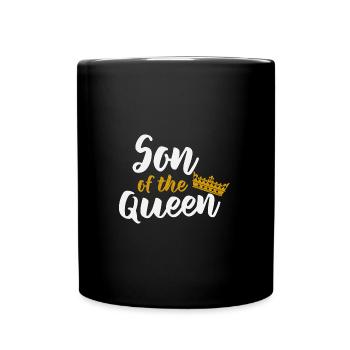 Son of Queen - Tasse einfarbig - Schwarz - Vorne