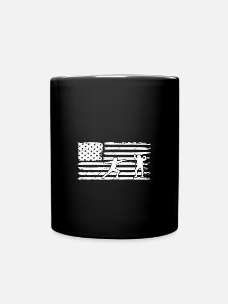 Fechten Geschenkidee für Fechter - Tasse einfarbig - Schwarz