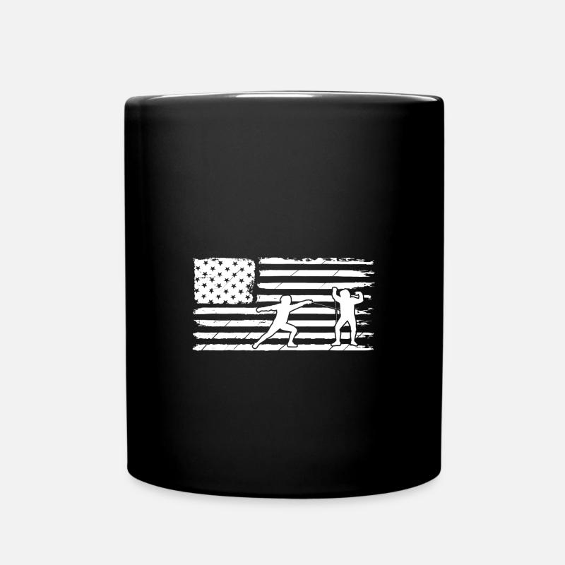 Fechten Geschenkidee für Fechter - Tasse einfarbig - Schwarz