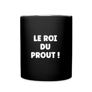 Le roi du prout - Mug uni - noir - Devant