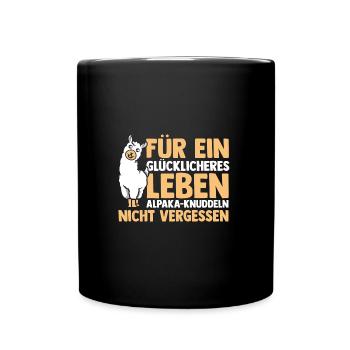 Alpaga - Mug uni - noir - Devant
