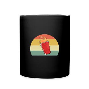 Beer Pong Beer Pong - Full Colour Mug - black - Front