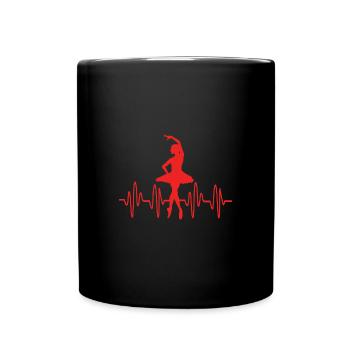 Ballett Ballett-Tänzerin - Tasse einfarbig - Schwarz - Vorne