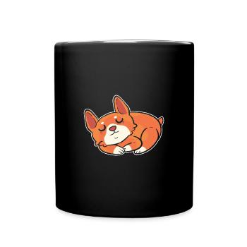 Corgi - Mug uni - noir - Devant