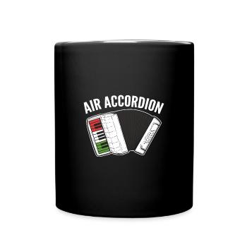 Accordéon - Mug uni - noir - Devant