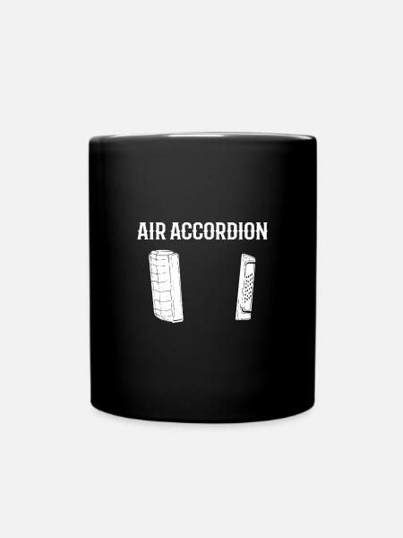 Akkordeon - Tasse einfarbig - Schwarz