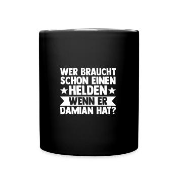 Prénom Damian - Mug uni - noir - Devant