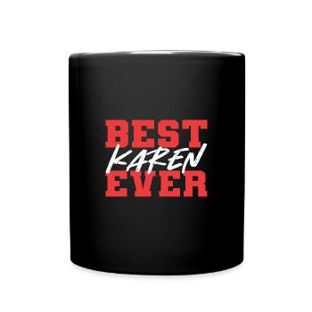 Karen - Tasse einfarbig - Schwarz - Vorne